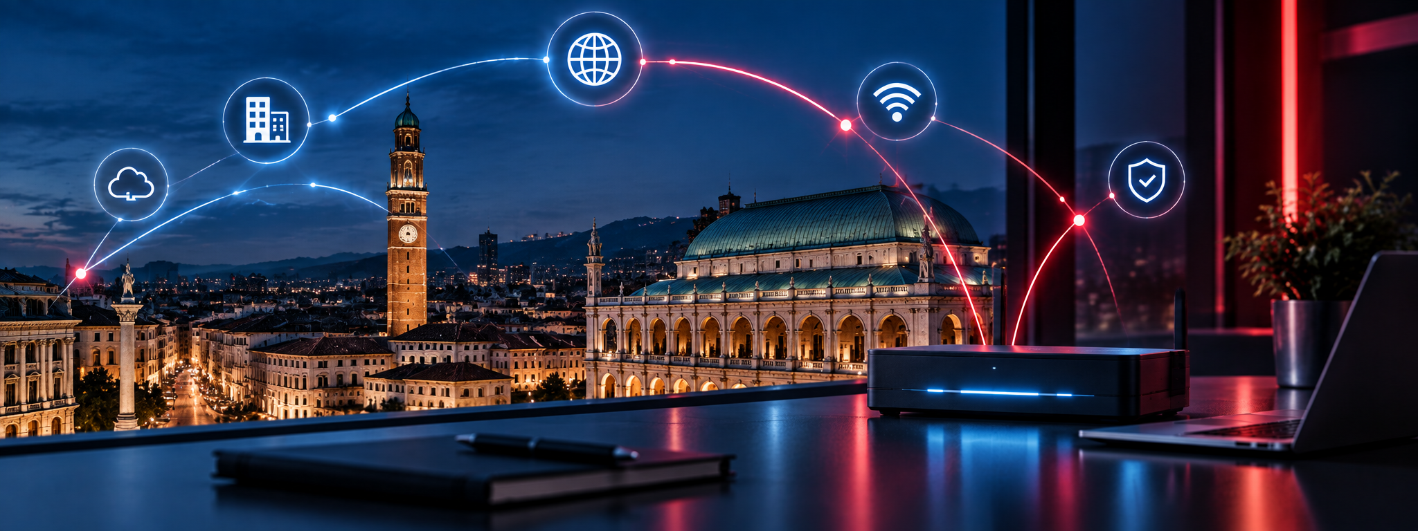 Connessione Internet per aziende a Vicenza: cosa valutare prima di scegliere un provider